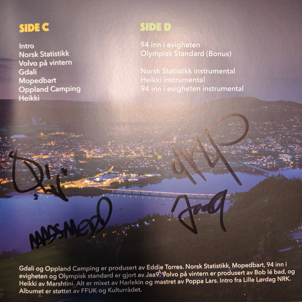 Dirty Oppland - Olympisk Standard 2LP (SIGNERT)