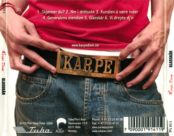 Karpe Diem "Glasskår" [CD]