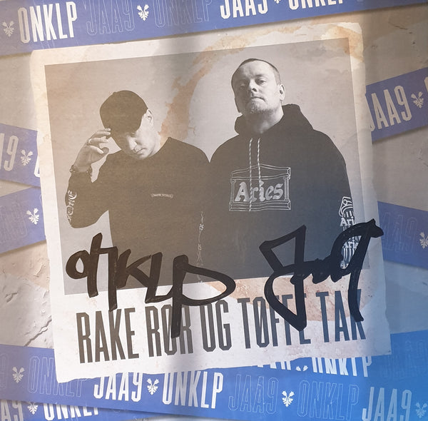 Jaa9 Rapper Jaa9 & OnklP - Rake rør og tøffe tak SIGNERT VINYL – KNIRCKESHOP