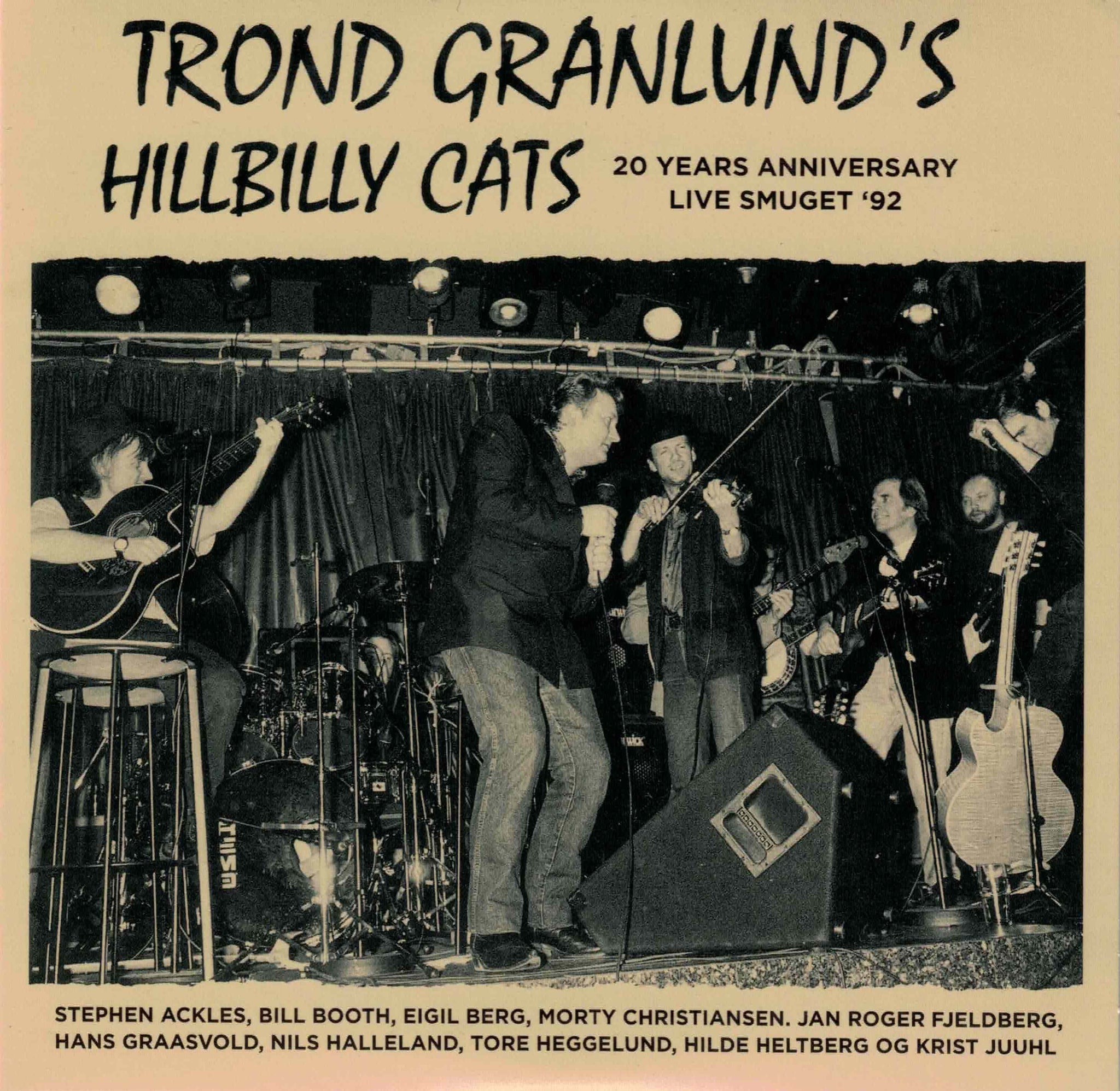 Trond Granlund's Hillbilly Cats "20 Years Anniversary Live Smuget '92" [CD Album]
