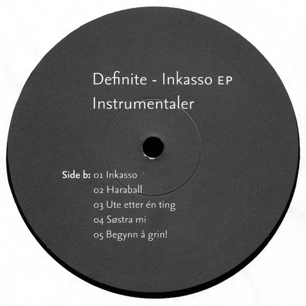 Definite "Inkasso" [Vinyl EP]